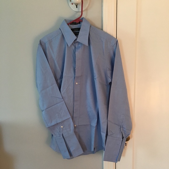 Mens Blue Dress Shirt - Picture 6 of 6